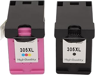 Compare Yanmis Ink, 2pcs 305XL Black Color Print Ink Cartridges Replacement Printer Accessories for for Deskjet 2755 2725 2723 2722 1255 Plus 4152 4155 at KSA Price