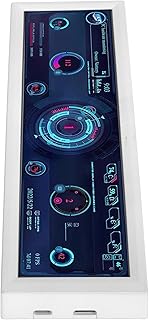 Compare 8.8 Inch Stretched Bar Monitor, 1920x480 LCD Computer Temp Monitor for RPi for for, 360 Degree Auto Rotation, AIDA64 CPU GPU Data USB PC Secondary Screen White at KSA Price