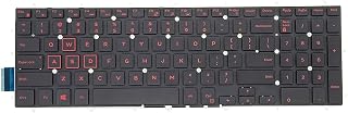 Laptop Keyboard,US English,Red Backlit,No Keyboard…