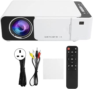 Compare Home Movie Projector,Portable Projector 1080P Version Projection,Video Outdoor Projector for Phone Audio VideoUSBIRVGAHighDefinition Multimedia Interface Color : UK Plug at KSA Price