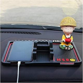 Compare HSR Car Accessories Multifunction Phone GPS Holder AntiSlip Silicone Pad and Car Mobile Holders for Car Dashboard at KSA Price