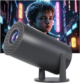 Compare Smart Projector, Mini Projector 4K with WiFi and Bluetooth, Portable Projector with WiFi 6 & 5G, 180° Rotation, Auto Keystone, 35"130" Display, Home Theater Video Projector at KSA Price