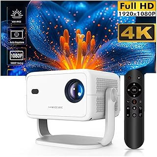 Native Projector 1080P 650ANSI 4K Android 11…