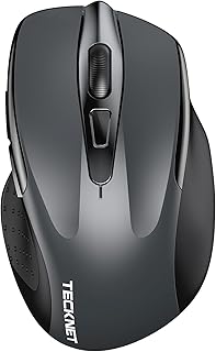 TECKNET Wireless Mouse (2.4G & BT5.0/3.0) Silent…
