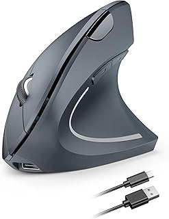 Ergonomic Mouse, Vertical Mouse Wireless Mouse 6…