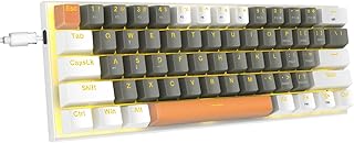 FH E-YOOSO 60% Mechanical Keyboard, Red Switches…