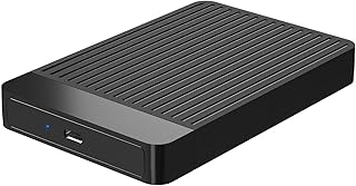 Compare Hard Drive Enclosure  Lightweight USB 3.0 To SATA III External Hard Drive Enclosure 2.5inches | USB C External Hard Disk Case Clear 3.0 For 7mm9.5mmSSD For Max Support 6TB Drives at KSA Price