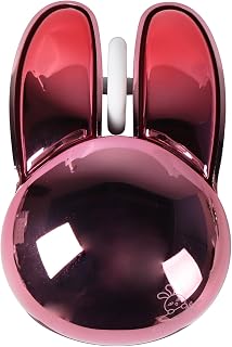 Compare 2.4G Wireless Mouse, Cute Rabbit Shape Bluetooth Mouse Small Optical Mice 1200DPI USB Mouse, Kawaii Computer Mouse for Small Hands Kids Women, Red at KSA Price