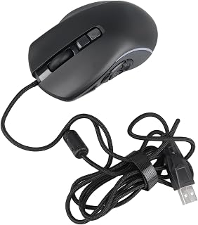 Compare Jectse Wired Gaming Mouse, 6 DPI Light Optical Computer Mouse, 14 Light Effects RGB USB Mice with 10 Programmable Buttons 1 at KSA Price
