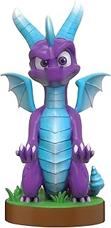 Compare Exquisite Gaming: Spyro Ice  Original Mobile Phone & Gaming Controller Holder, Device Stand, Cable Guys, Licensed Figure at KSA Price