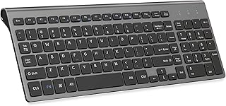 Compare JOYACCESS Wireless Keyboard, J 2.4G Slim and Compact Wireless Keyboard with Numeric Pad for Laptop, MacBook Air, Apple, Computer, PCBlack and Grey at KSA Price