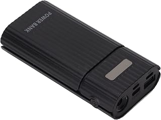 Compare Alomejor DIY Power Bank with 2x Battery Support Black at KSA Price