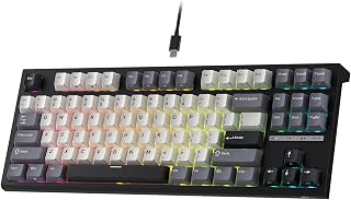 RK ROYAL KLUDGE C87 Hall Effect Mechanical Gaming…