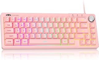 MageGee Mini 60% Gaming Keyboard, RGB Backlit…