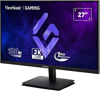 Compare ViewSonic VX27G12K, 27 inch, QHD Quad HD, 180Hz, 1ms, GSync compatible, Ergonomics  Tilt ForwardBack, HDMI 2.0 with HDCP 2.2: 2 at KSA Price