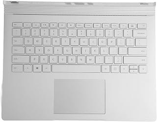 Compare 112 Laptop Keyboard, Stylish Simple Portable Ultra Thin Silver Full Key Multifunction Typing Keyboard with Quick Response, Replacement Keyboard for Laptop Book 1 at KSA Price