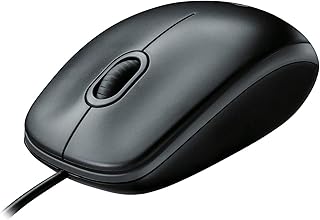 Compare Logitech B100 Wired Mouse for Computer and Laptop, USB Corded Mouse, Right or Left Hand Use  Black at KSA Price