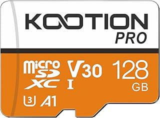 KOOTION 128GB Micro SDXC UHS-I U3 V30 A1…
