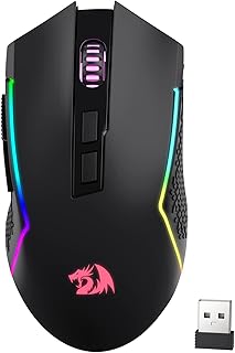 Redragon M693 Wireless Gaming Mouse, 8000 DPI Wired/Wireless…