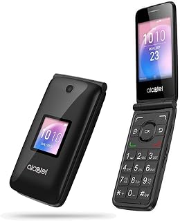 Alcatel Go Flip 4044 4G LTE Flip Phone (Black,…