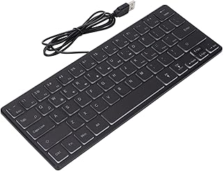 Compare Wired Gaming Keyboard, 64 Keys Mini Wired Keyboard for Universal Computers at KSA Price
