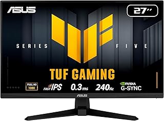 Compare ASUS TUF Gaming Series 5 VG279QM5AJ, 27" FHD 1920 x 1080 Fast IPS, 240Hz, 0.3ms, AMD FreeSync Premium, NVIDIA GSync, Black Monitor  Infiniarc Edition at KSA Price