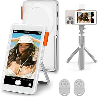 Tiiyee Vlog Selfie Monitor Screen, 4K 30fps Magnetic…