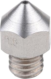 Compare Accessory MK8 Stainless Steel M6 Nozzle 0.25mm0.3mm0.4mm0.5mm0.6mm0.8mm for 1.75mm 3D Printer at KSA Price