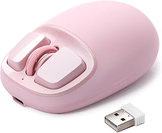 Compare YUNZII C1 TriMode Silicone Wireless Mouse 4800 DPI Pink | 6 Levels Up to 4800 DPI, TriMode 2.4GBluetoothTypeC, 500 mAh, Optical Tracking, Mouse for Laptop, Mac, iPad, PC at KSA Price