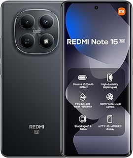 Compare Xiaomi Redmi Note 15 DualSIM 256GB ROM + 8GB RAM GSM Only | No CDMA Factory Unlocked 5G Smartphone Black  International Version at KSA Price