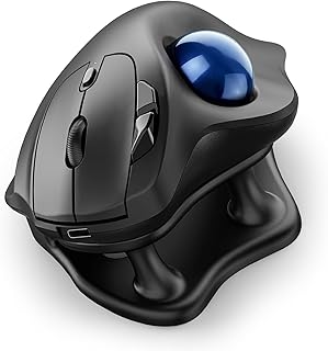 Compare Nulea M511 Tiltable Trackball Mouse Blue at KSA Price