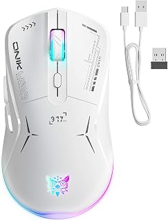 Wireless Gaming Mouse, Dual Mode 2.4G/USB-C, 6…
