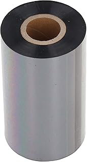 Compare Eujgoov Thermal Transfer Ribbon Label Thermal Transfer Ribbon, Label Ribbon Sticker Barcode Printing Accessory Part for Printer Black Color Ribbon for Coding Machine 110mm*300m at KSA Price