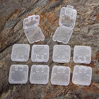 Compare AKOAK 10pc Collection Clear Plastic Memory Card Case Holder for SD SDHC and Micro SD Memory Card at KSA Price