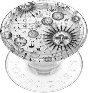 Compare PopSockets: PopGrip Plant  Expanding Stand and Grip Made with Plant Based Materials with a Swappable Top for Smartphones and Tablets  Translucent Cosmic Sun at KSA Price