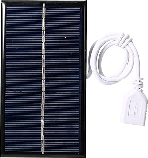 1W 6V Small Solar Panel with USB DIY Polysilicon…