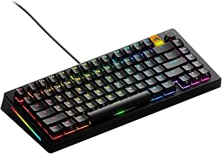 Compare Glorious Gaming  GMMK 3 HE Rapid Trigger Keyboard, Hall Effect, 8K Polling Rate, MX Mechanical & Magnetic Switches, Hotswappable 75% Keyboard, Modular Gasket System, Doubleshot PBT keycaps Black at KSA Price