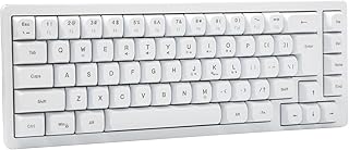 Compare Wired RGB Gaming Membrance Keyboard. 65 Percent Mini Creamy LED Computer Keyboard .Small Ergonomic Clicky Teclado with ABS Backlit Unreplaceable Keycaps. for PC Laptop MAC Gamer. White at KSA Price