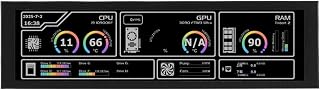 PC Temperature Monitor, 8.8 Inch FHD 1920x480…