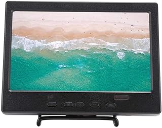 Compare Portable Monitor,7" TFT LCD Display Laptop Monitor with Simple Bracket,HDMI VGA AV USB RCA,Plug and Play,150° Full View Computer Display,Ideal for Computers,Mobile Phones,Car Displays, CCTVUK at KSA Price