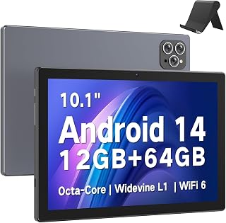 Compare 10.1 inch Android 14 Tablet, 12GB RAM 64GB ROM, OctaCore at KSA Price