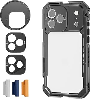 Compare NEEWER Phone Cage Compatible with iPhone 17 Pro Max, PA144 Black at KSA Price