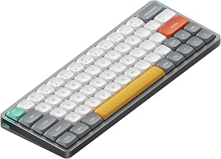 Compare nuphy Air60 V2 Portable Wireless Keyboard 60% Low Profile Mechanical Keyboard Support QMKVIA Compatible with Windowsmac OSLinux Supports Bluetooth 5.12.4GHzWired USBC GreyGateron Red Switch at KSA Price
