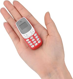 Compare WESE BM10 Mini Bluetooth Phone, GSM Handset Dual Card Dual Standby, Dialer Small Cell for Kids With Builtin Voice Changer Red at KSA Price
