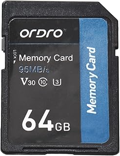 Compare Morelian 64GB Memory Card V30 Class 10 SD Card 95MBs High Speed for Digital Video Cameras Camcorders at KSA Price
