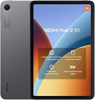 Compare Redmi Pad 2 9.7 Graphite Gray 4GB RAM 64GB WiFi Inbox Cover  Global Version at KSA Price