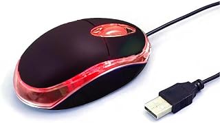 Wired Mini Optical Mouse with Ergonomic Design, USB…