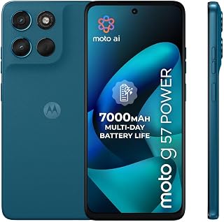 Compare Motorola Moto G57 Power DualSIM 256GB ROM + 12GB RAM GSM Only | No CDMA Factory Unlocked 5G Smartphone Pantone Corsair  International Version at KSA Price