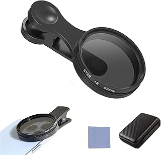 Compare Phone Camera Lens, Professional 52mm Polarizing Filter, ClipOn Design for Easy Attachment, Reduces Reflections and Improves Color Saturation, Ideal for Outdoor Photography at KSA Price