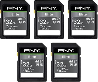 PNY 32GB Elite Class 10 U1 V10 SDHC Flash…